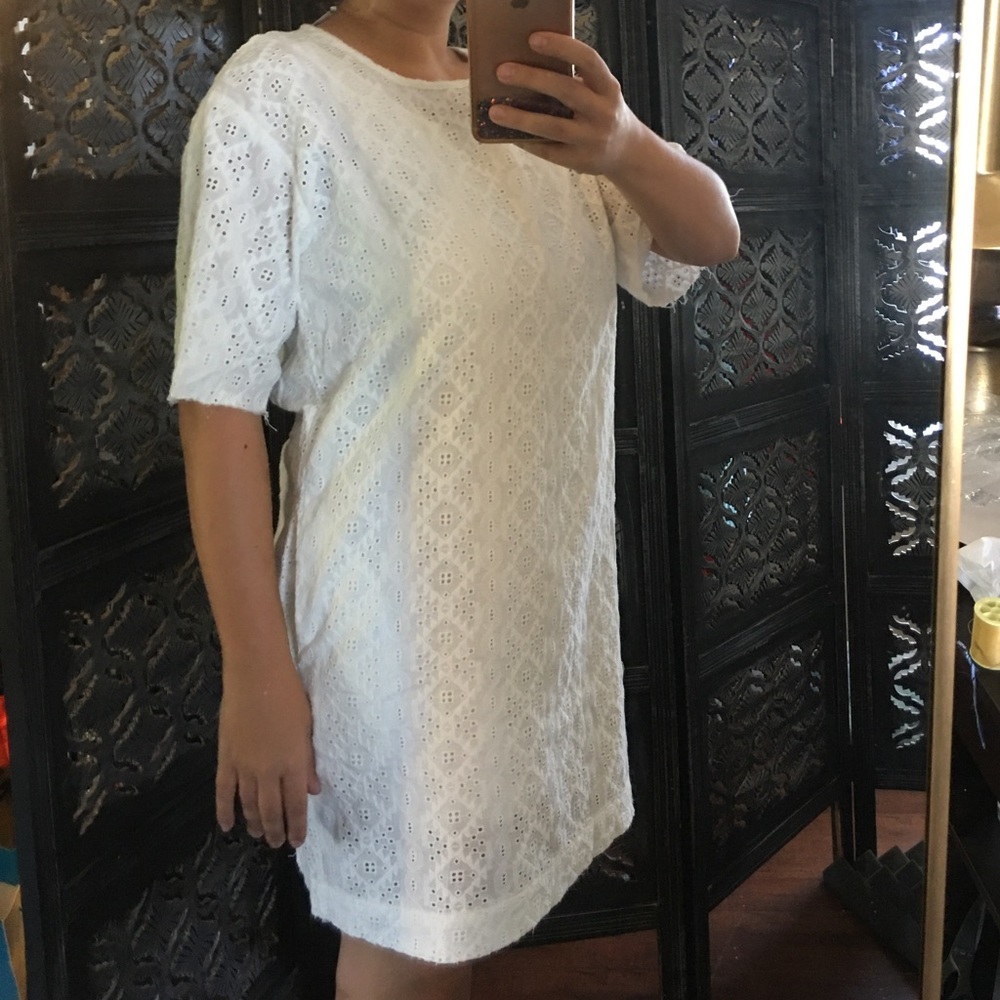 The Eyelet T-Shirt Dress NWT